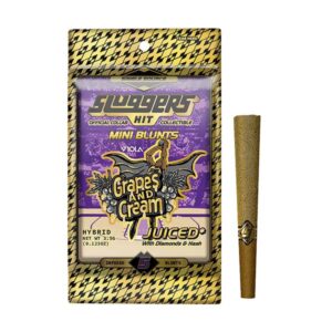 sluggers juiced mini blunts 3.5g 5ct grapes and cream
