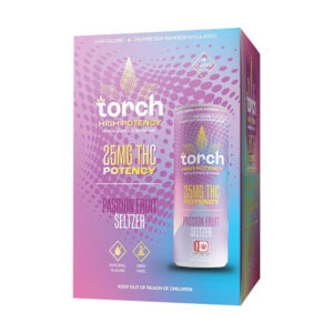 torch drinks high potency 25mg seltzer 4pk passion fruit