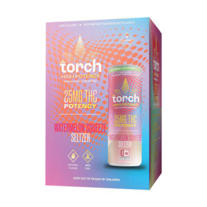 torch drinks high potency 25mg seltzer 4pk watermelon squeeze