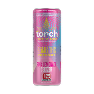 torch drinks high potency 25mg seltzer pink lemonade