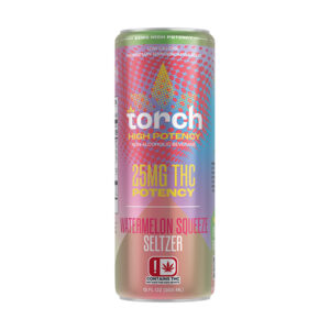 torch drinks high potency 25mg seltzer watermelon squeeze