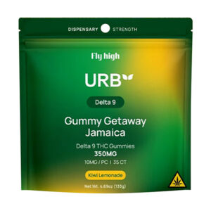 urb d9 gummy getaway jamaica 350mg kiwi lemonade