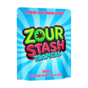 zour stash thca 3.5g flower tropical