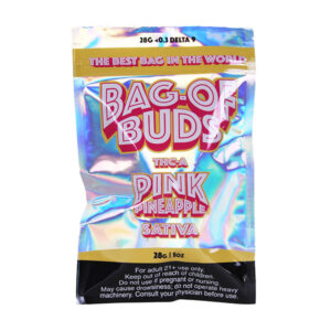 bag of buds 28g thca flower pink pineapple