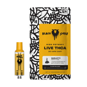 black sheep live thca 2g cartridge garlotti