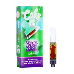 cake thc a rosin cartridge 1g fire alien kush