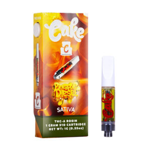 cake thc a rosin cartridge 1g pineapple diesel