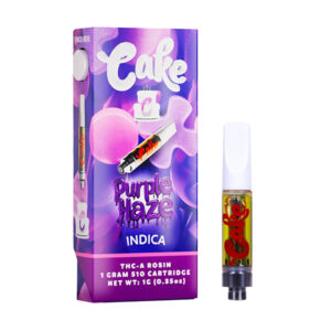 cake thc a rosin cartridge 1g purple haze