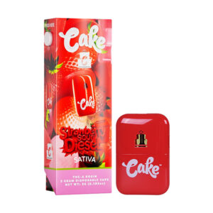 cake thc a rosin disposable 3g strawberry sour diesel