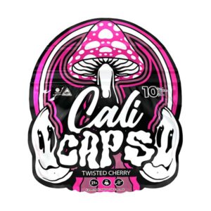cali caps mushroom candies 10ct twisted cherry