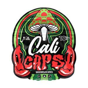 cali caps mushroom candies 10ct watermelon waves