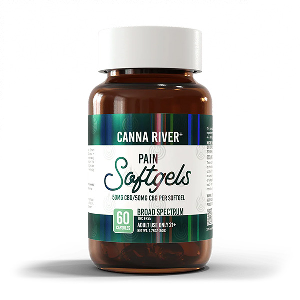 canna river softgels pain 60ct broad spectrum
