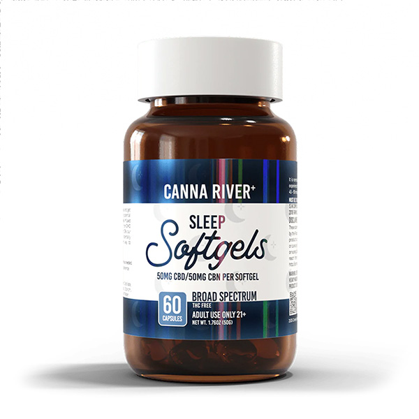 canna river softgels sleep 60ct broad spectrum