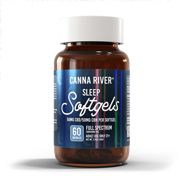 canna river softgels sleep 60ct full spectrum