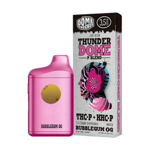 dome wrecher thunder dome 3.5g disposable bubblegum og