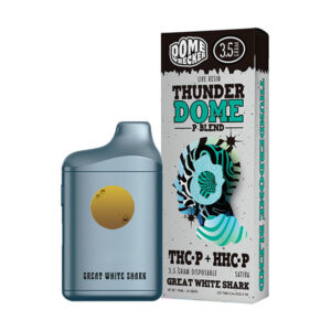dome wrecher thunder dome 3.5g disposable great white shark