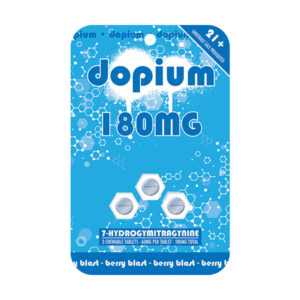 dopium 7 hydroxy tablets 180mg 3ct berry blast