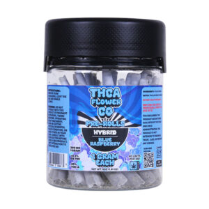 elyxr thca flower co 1g pre rolls 40ct blue raspberry
