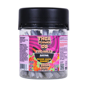elyxr thca flower co 1g pre rolls 40ct orange guava sunset