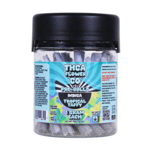 elyxr thca flower co 1g pre rolls 40ct tropical taffy