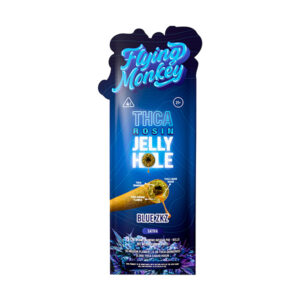 flying monkey thca jelly hole prerolls 2ct blue zkz
