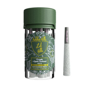 hidden hills lil hills .75g pre rolls 5ct purple apple custard