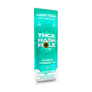 lost thc thca hash hole 2x2.2g pre rolls alaskan thunderfuck