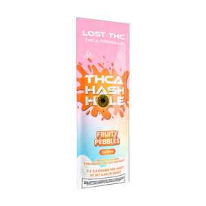 lost thc thca hash hole 2x2.2g pre rolls fruity pebbles