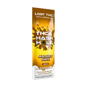 lost thc thca hash hole 2x2.2g pre rolls jealousy juice