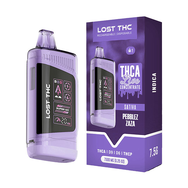 lost thc vape 7500mg Lost THC V2 THCa | D9 | D6 | THCp Disposable 7.5g