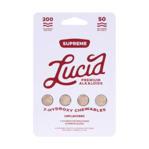 lucid supreme blend 7hydroxy tablets 200mg 4ct unflavored