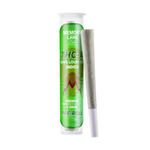 memory lane labs thca 1g preroll king louis og 2