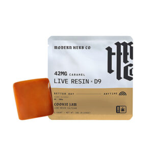 modern hemp co live d9 caramel 1ct at