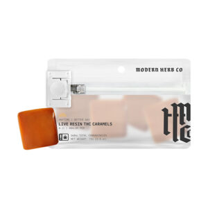 modern hemp co live d9 caramels 4ct at