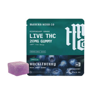 modern hemp co live d9 gummies 1ct huckleberry