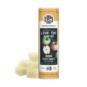 modern hemp co live d9 gummies 5ct sour apple