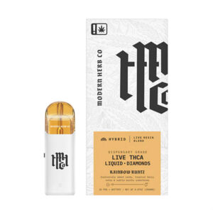 modern hemp co live thca liquid diamonds 2g podkit rainbow runtz