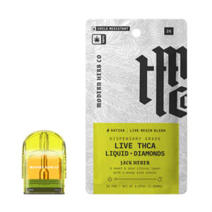 modern hemp co live thca liquid diamonds 2g podrefill jack herer