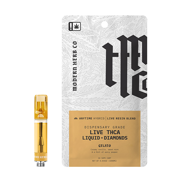 pod mod vapes Modern Hemp Co Live THCa Liquid Diamonds 510 Cartridge | 1g | 1g