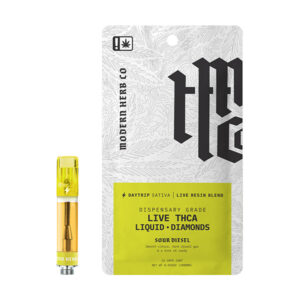 modern hemp co thca liquid diamonds 1g cartridge dt sour diesel