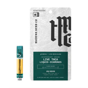 modern hemp co thca liquid diamonds 1g cartridge og kush