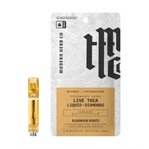 modern hemp co thca liquid diamonds 1g cartridge rainbow runtz
