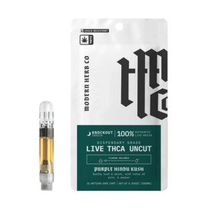 modern hemp co thca uncut 1g cartridge ko purple hindu kush