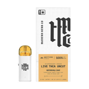 modern hemp co thca uncut 1g podkit at wedding cake