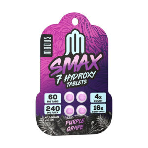 modus smax 7 hydroxy tablets 240mg 4ct purple grape