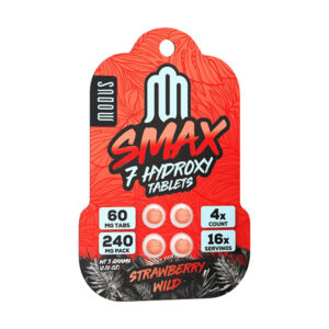 modus smax 7 hydroxy tablets 240mg 4ct strawberry wild
