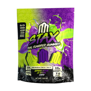 modus stax 1000mg gummies green apple x grape