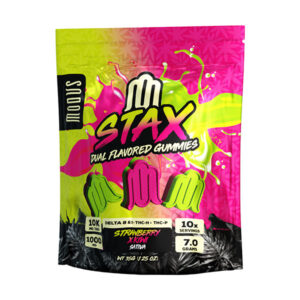 modus stax 1000mg gummies strawberry x kiwi