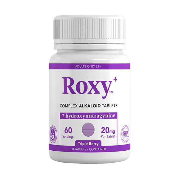 roxy 7hydroxy tablets 20mg 30ct triple berry