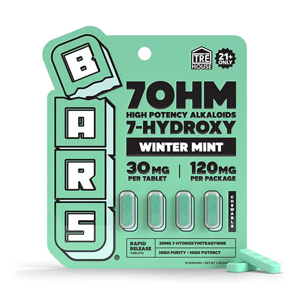 trehouse-bars-7-hydroxy-tablets-120mg-4ct-winter-mint trehouse bars 7 hydroxy tablets 120mg 4ct winter mint